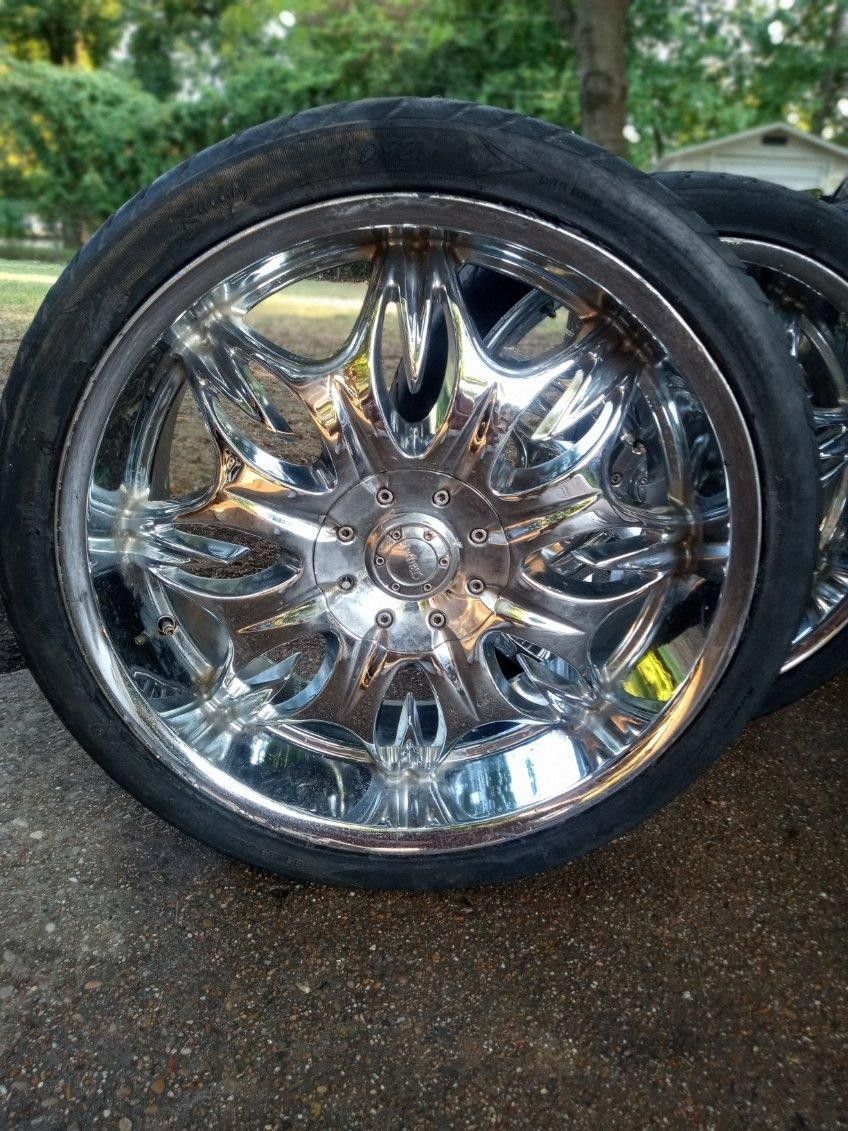 22 Inch Incubus Wheels And Tires. 6 Lug Universal