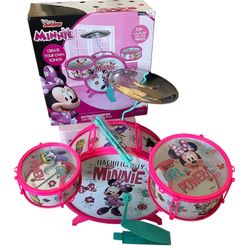 Disney Junior Mini Mouse Acoustic Drum Set 