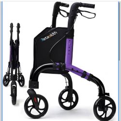 Lightweight 3 Wheel Rollator Walker for Seniors,  X(142)