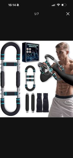 Brand new in box Twister Arm Trainer, Adjustable Chest Workout Equipment with Forearm Wrist Sleeves, 9 Resistance Levels(66-110lb) Chest Exerciser for