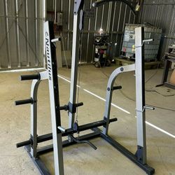 Nautilus Rack With Hi Low Pulleys