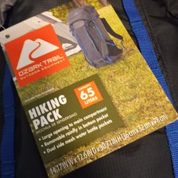 Hiking Travel Backpack. 65 L