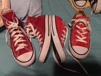 Converse youth size 2 $18 each or both for $30