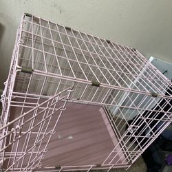 Pink Dog Cage 