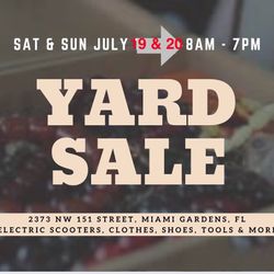 YARD SALE HUGE