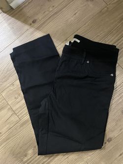  black Zac & Rachel stretch leggings in a women's size 8