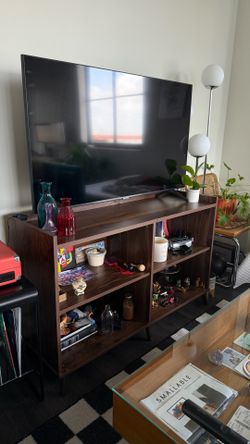 Brown Shelf Console