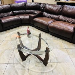 Leather Sectional 