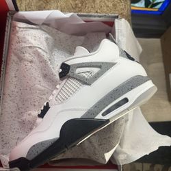 Air Jordan 4 Retro OG ‘White Cement’ 2025 Size 14