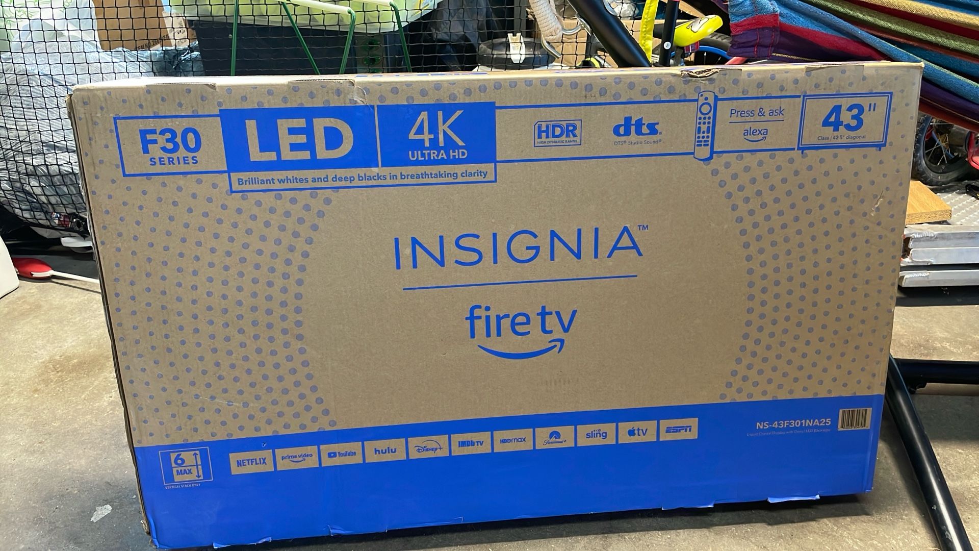 Brand New 43” Led Insignia Fire Tv