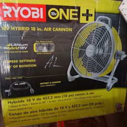 Ryobi ONE +  18V Hybrid 18in. Air Cannon 