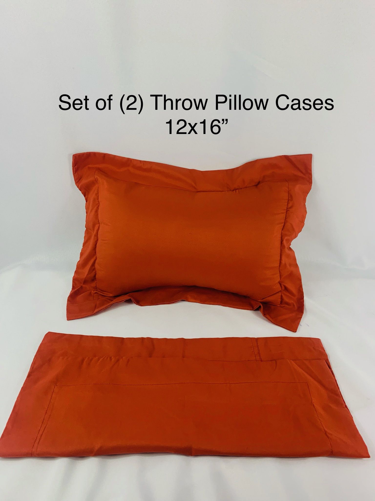 Brand New Set of (2) throw pillow cases 