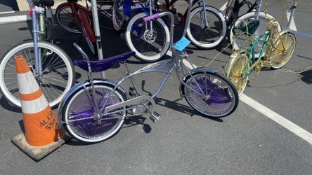 Lowrider’s bike purple rain559-252-kool