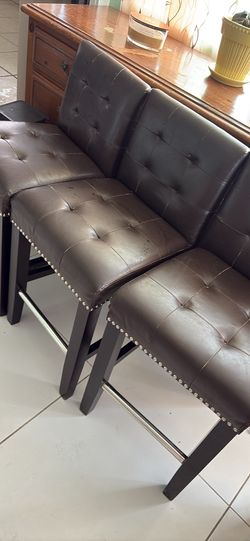 24" Brown Counter Stools