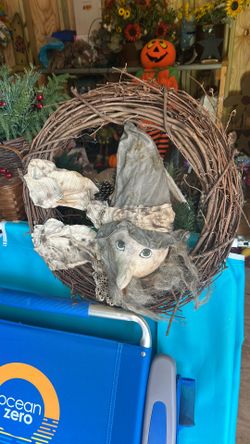Primitive Witch Wreath 