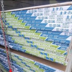 Sheetrock, Sheetrock for $7.00 per sheet