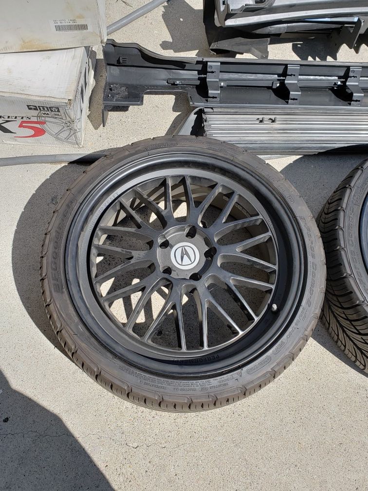 5x114 20" wheels with tires