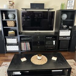 TV Stand, Bookshelf, Coffee Table