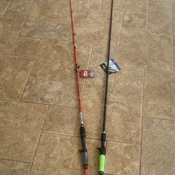 Two fishing rods