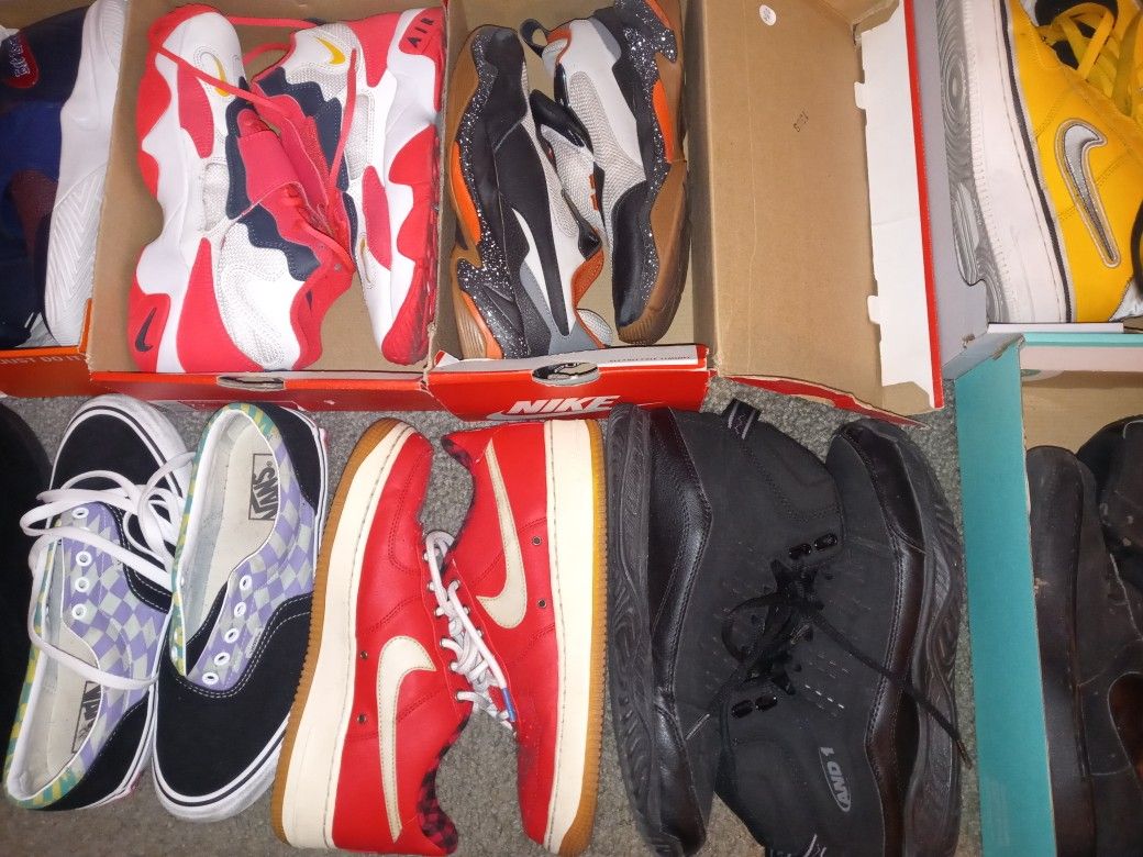 7Y Shoes Nike Air Force Ones Vans Puma Football Cleats