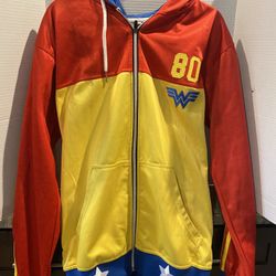 Wonder Woman 80TH Anniversary Track Jacket XL RARE