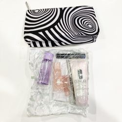 Clinique Travel Face Wash Moisturizer Lipstick Mascara NEW