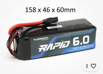 Turnigy Rapid 6S 6000mAh 22.2V 100С Lipo Battery w/XT90