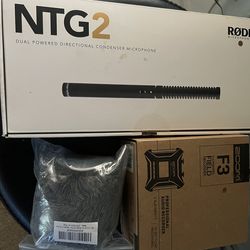 NTG2 DUAL POWERED DIRECTIONAL CONDENSER MICROPHONE & AUDIO RECORDER