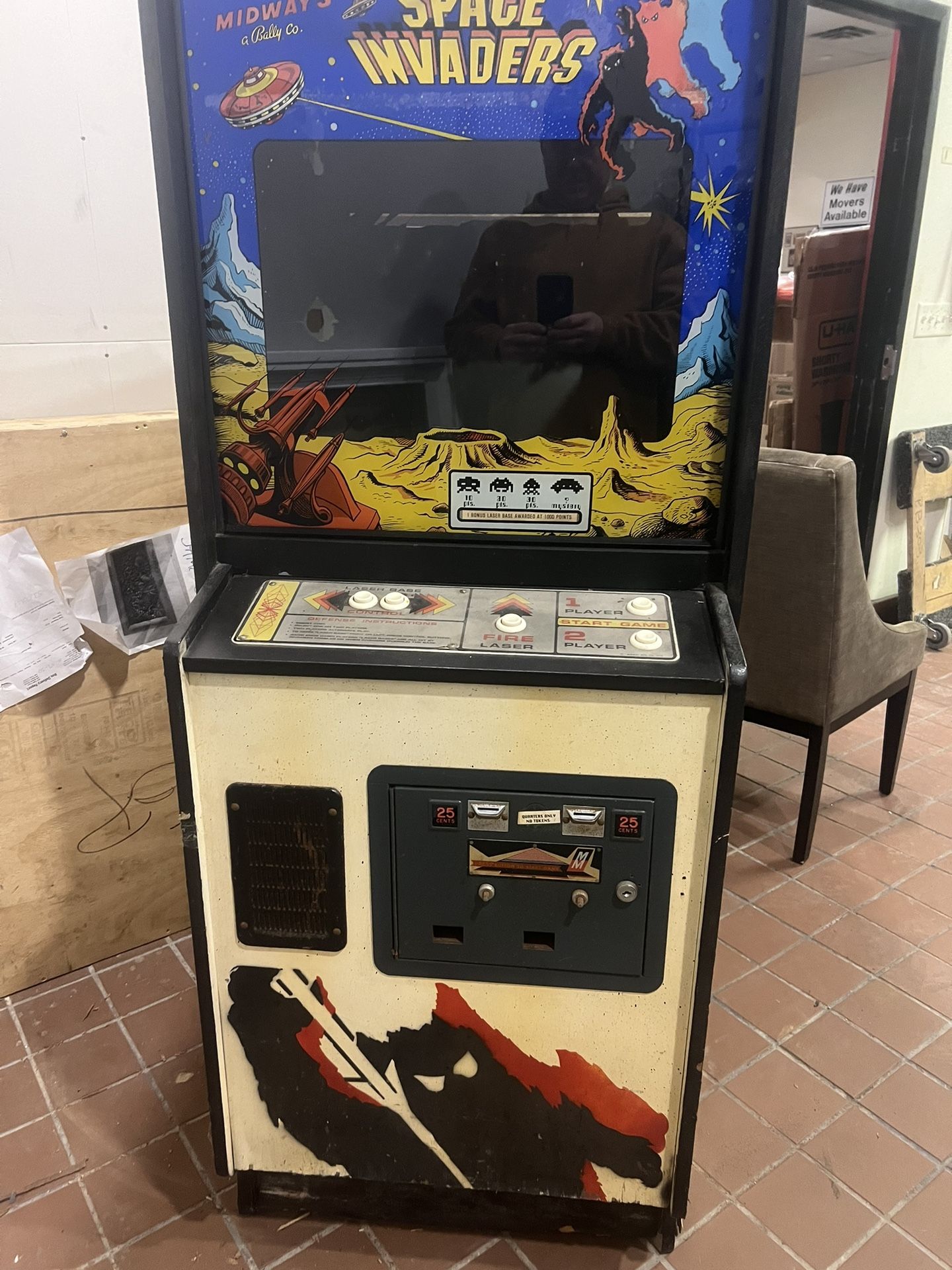 Midway Space Invaders Arcade Game