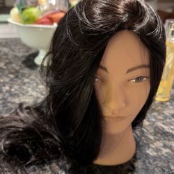 Brand New Human Hair Doll Head 