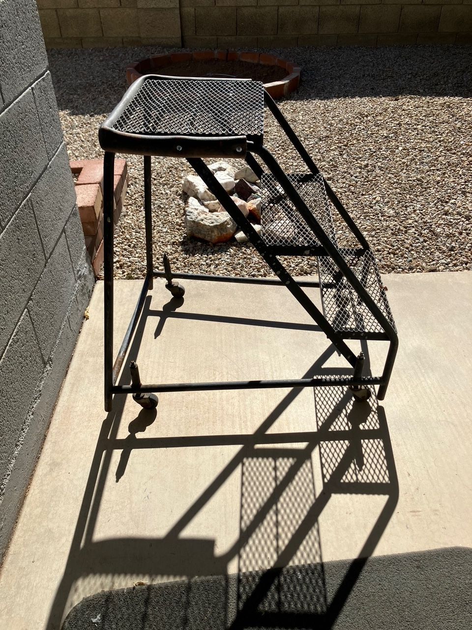 RV Rolling Metal Steps