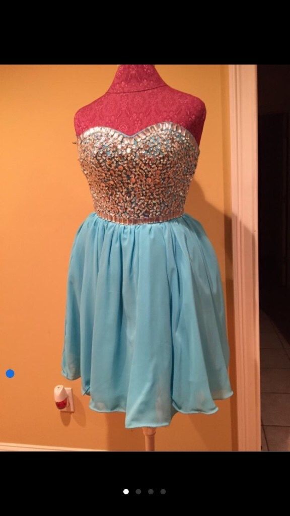Blue/turquoise dress size 0-1