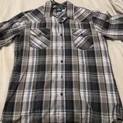 Large Button Down Short Sleeve pattern 