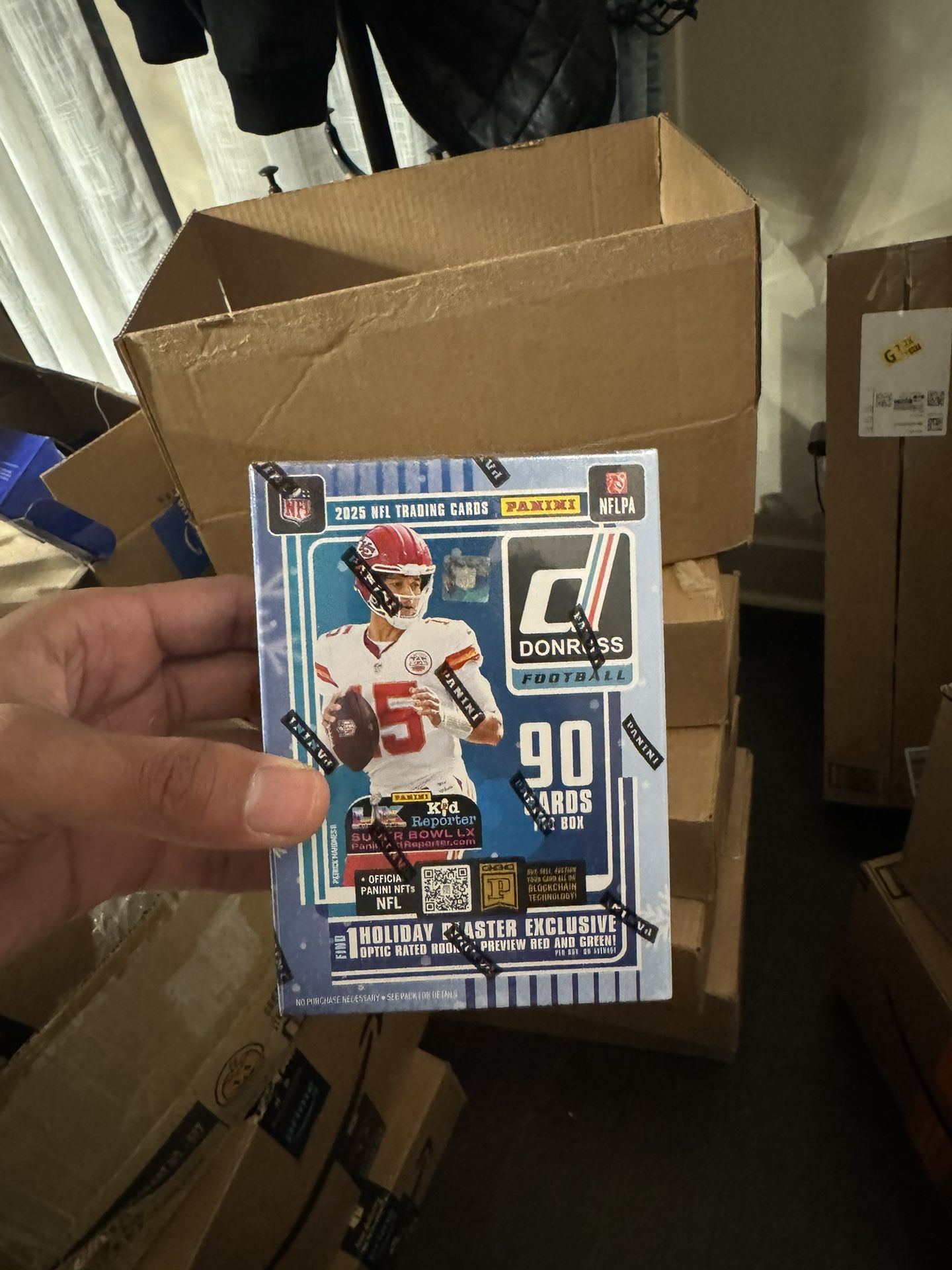 2025 PANINI DONRUSS Football Holiday Value Blaster Box Foot Ball Sports Cards