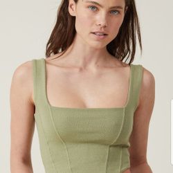 Claudia Tie Back Corset Tank