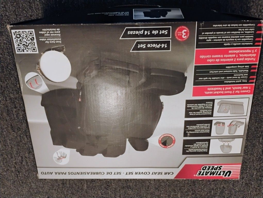 ULTIMATE SPEED Car Seat Cover Set