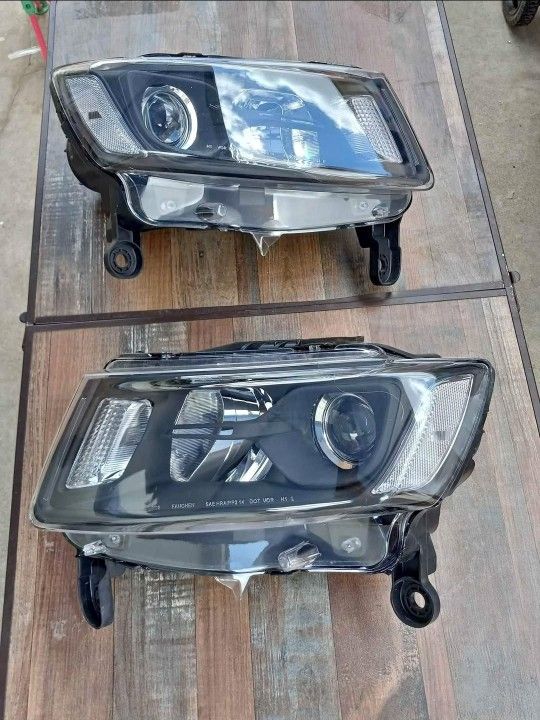 14-16 Jeep Grand Cherokee Pre Facelift Headlights Faros Calaveras Micas Luces