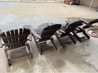 Wood lawn chairs
