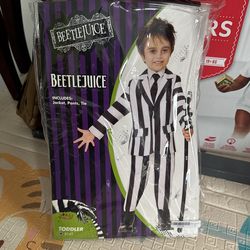 Toddler Beetle juice Costume