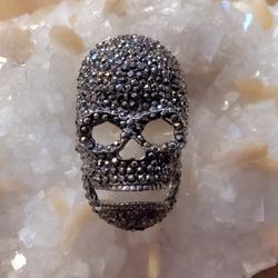 Skull Crystal Bling Brooch/Pendant