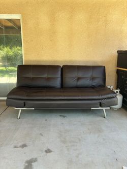 COSTCO LEATHER FUTON