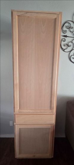 New unfinished pantry cabinet 84 x 24 x 17