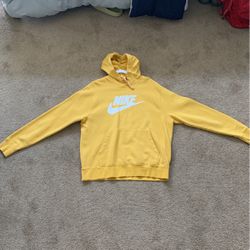 yellow nike hoodie