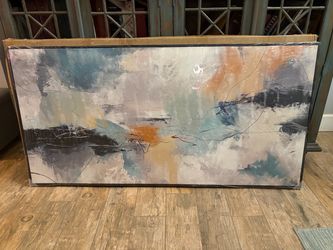 New!✨ 30x60 black wood framed  canvas wall art. Retails for $140