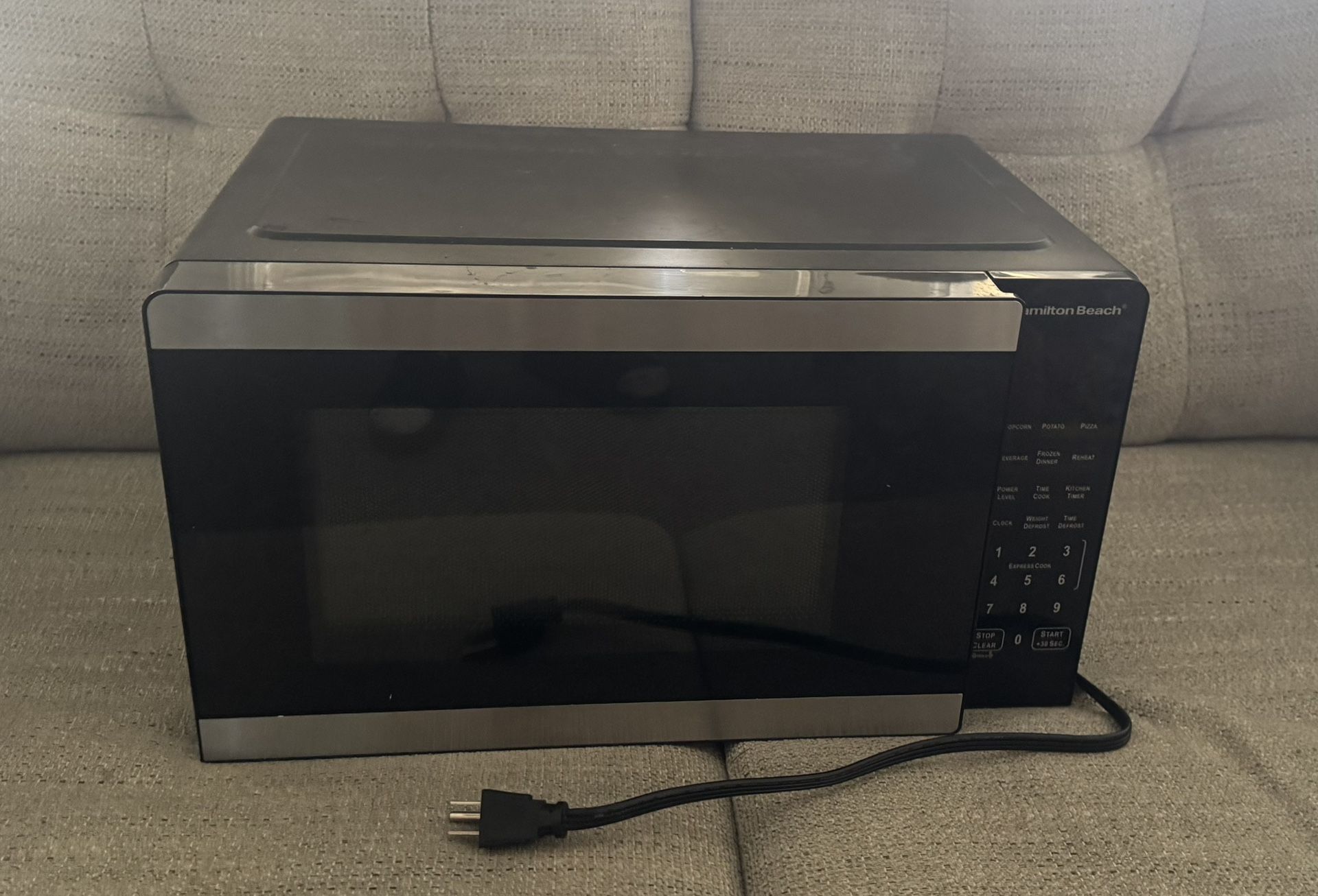 microwave and toaster