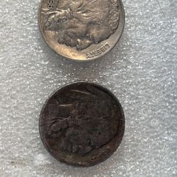 This Is A 1923 Buffalo Nickel, Struck On A Copper Planchet 