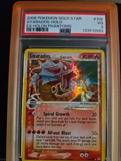 Gyarados Gold Star PSA 3