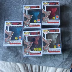 Funko Pop! SDCC 2022 STRANGER THINGS DEMOGORGON Set Of 5