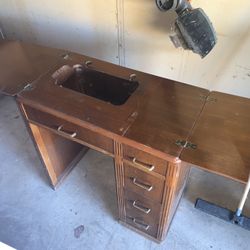 Antique Sewing Table 