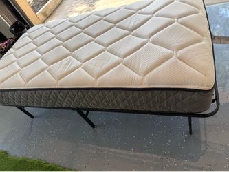 Twin mattress and twin frame bed